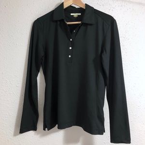 Black Long Sleeve Button Up | UPF 50 ☀️